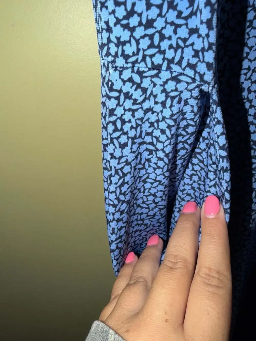 Michael Kors Sleeveless Floral jumpsuit in Blue